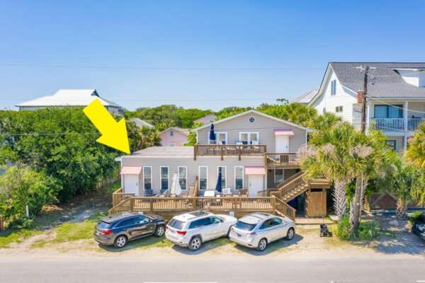 Salty Shack Unit C - Salty Shack - Dog Friendly Home - Across From The Beach - Central Location! Folly Beach Extérieur photo