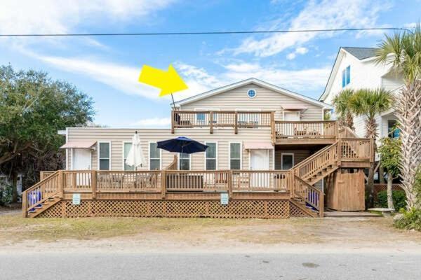Salty Shack Unit C - Salty Shack - Dog Friendly Home - Across From The Beach - Central Location! Folly Beach Extérieur photo